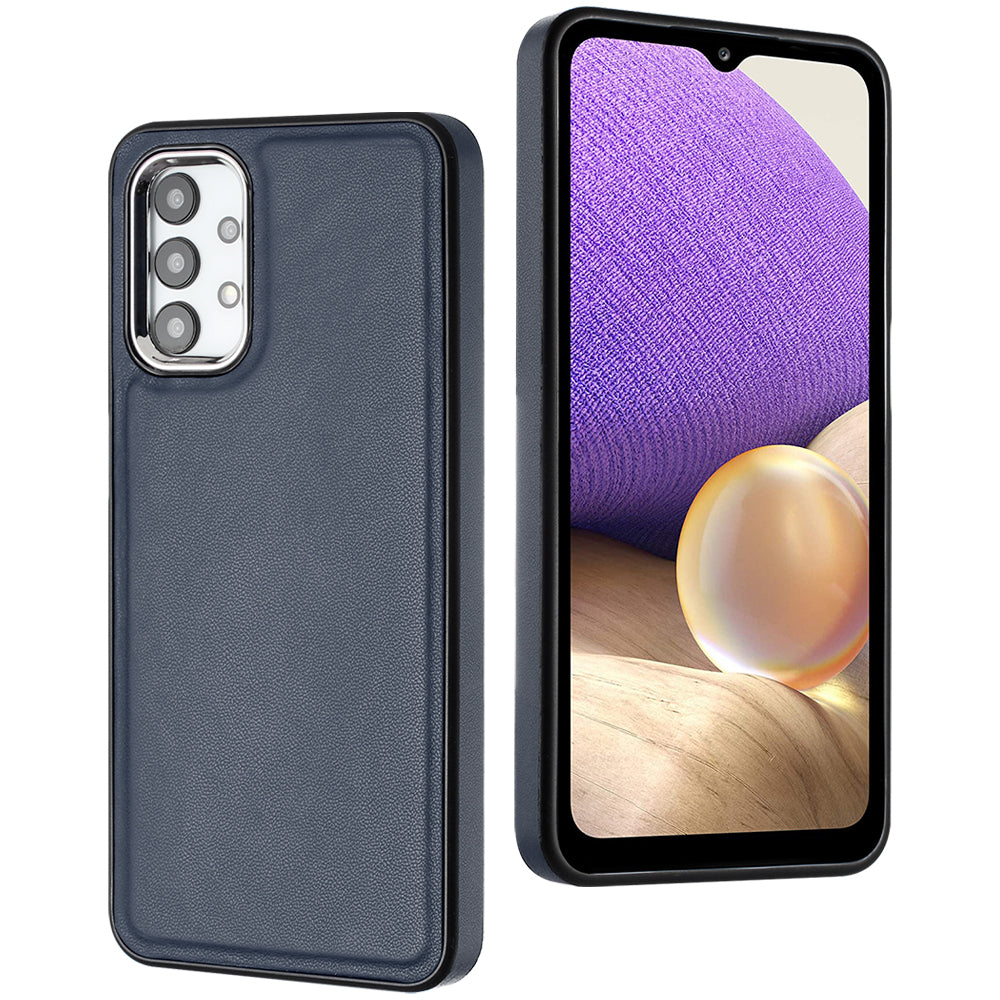 YB Leather Coating Series-6 For Samsung Galaxy A32 5G / M32 5G Leather Coated TPU Mobile Case Anti-scratch Cover YB Leather Coating Series-6 For Samsung Galaxy A32 5G / M32 5G Leather Coated TPU Mobile Case Anti-scratch Cover